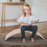 MeowBaby Drsna ravnotežna deska za otroke ® Montessori 80x30 cm, ravnotežna deska s flisom, modra, (20734427) | Shoptok.si