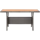 The Living Store Vrtna miza siva 120x70x66 cm trden akacijev les - Vrtna Miza, (21460773) | Shoptok.si