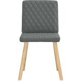  Jedilni stoli 4 kosi temno sivo blago | Shoptok.si