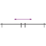 vidaXL Komplet drsnih vrat omarice 213 cm ogljikovo jeklo | Shoptok.si