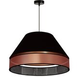  Duolla - Visilica na sajli COPPER SHINY 1xE27/15W/230V prečnik 60 cm crna/bakarna | Eponuda.com