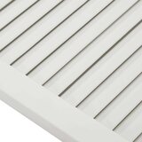  Vrata z letvicami trdna borovina bela 69x49,4 cm, (20823741) | Shoptok.si