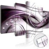  Slika na akrilnom staklu - Violet Glow [Glass] 100x50 | shoptok.hr