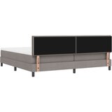  Postelja boxspring z vzmetnico Taupe 200 x 200 cm blago, (5000127228) | Shoptok.si