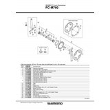  lančanik shimano FCM760 44T black Y1F898030 shimano Cene