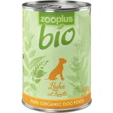 zooplus Bio piletina s rižom i mrkvom - 24 x 400 g