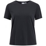 Vila Puloverji Modala O Neck T-Shirt - Black Črna Cene