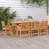  Vrtni stol 200 x 90 x 75 cm od masivnog bagremovog drva Cijene