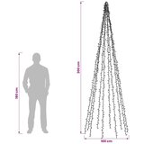 Svjetla za božićno drvce s 10 LED dioda 1550 LED lampica - 300 cm | shoptok.hr