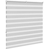 vidaXL zebra senčilo svetlo sivo 145x150 cm tkanina širina 140,9 cm | Shoptok.si