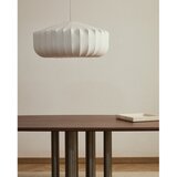 Kave Home Bijela stropna svjetiljka s tekstilnim sjenilom ø 76 cm Somar – | shoptok.hr