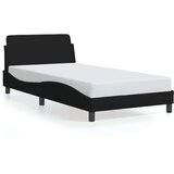 Okvir za krevet s uzglavljem crni 100x200 cm od tkanine | shoptok.hr