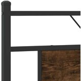 vidaXL Posteljni okvir brez vzmetnice hrast 160x200 cm inženirski les | Shoptok.si