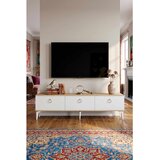 Hanah home TV komoda Demet, 180 cm, hrast Sapphire / bela | Eponuda.com