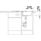 Blanco sudopera TIPO 45 S COMPACT Plemeniti čelik, 780x500/170mm | Eponuda.com