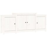 Maison Chic Komoda - Predalnik bela 164x37x68 cm trdna borovina, (21716280) Cene