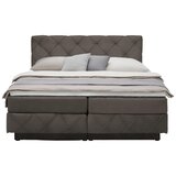 Premium Living Postelja Boxspring Cordoba, Temno Rjava, 160x200 | Shoptok.si