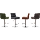 Dieter Knoll BARSKI STOL, antracit, barve nerjavečega jekla | Shoptok.si