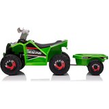 Lean_Toys Zeleni baterijski štirikolesnik XMX630T s prikolico | Shoptok.si