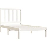  Okvir za krevet od borovine bijeli 75x190 cm 2FT6 jednokrevetni | shoptok.hr