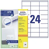 Avery 3422 self-adhesive label Rectangle Permanent White 2400 pc(s)