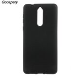 Goospery soft feeling silikonski ovitek za Nokia 5.1 - črn | Shoptok.si