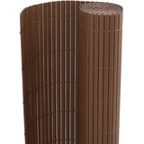  Vrtna ograda dvostrana smeđa 1,8x3 m PVC | shoptok.hr