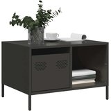 vidaXL Stolić za kavu crni 68,5x50x43,5 cm od hladno valjanog čelika | shoptok.hr