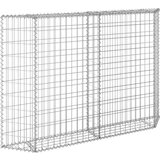 vidaXL trapezna gabionska gredica od pocinčanog čelika 150x20x100 cm | shoptok.hr