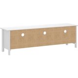 vidaXL TV omarica Hill Range bela 158x40x47 cm trdna borovina | Shoptok.si