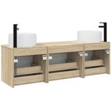  Set ormarića za kupaonicu 3 kom. Hrast sonoma 49 x 44,5 x 66 cm | shoptok.hr