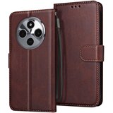 AVIZAR Ohišje za Xiaomi Redmi 14C Clapet Wallet in stabilno video držalo, Temno rjava, (5000010726) | Shoptok.si