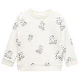 MANGO KIDS Sweater majica 'Aopskate' siva / crna / bijela / bijela melange