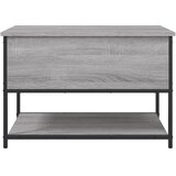  Klupa za pohranu siva boja hrasta 70x42,5x47 cm drvena | Eponuda.com