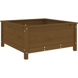  Vrtna sadilica boja meda 82,5 x 82,5 x 39 cm masivna borovina | shoptok.hr