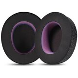 INF Združljiv SteelSeries Arctis Nova Pro ušesne blazinice - Črno-vijolična ledena koža, (5000088583) | Shoptok.si
