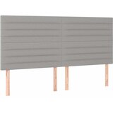  box spring s madracem LED svjetlosivi 160x200 cm tkanina | shoptok.hr