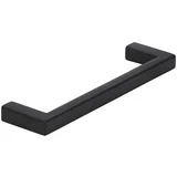 Pohištveni ročaj (Vrsta pohištvenega ročaja: Obešalnik, Do x Š: 104 x 8 mm, Črna, Material pohištvenega ročaja: Drugo)