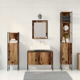  Set namještaja za kupaonicu 4 pcs Smeđa Konstruirano drvo | Eponuda.ba