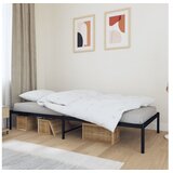 vidaXL Metalni okvir za krevet crni 90 x 200 cm | shoptok.hr