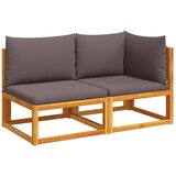  Vrtna sofa s jastucima za 2 osobe, drvo akacije i užad | Eponuda.ba