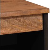  Kreveta Finš acacije smeđa 60 x 33 5 x 75 cm Čvrsto drvo manga | shoptok.hr