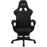 XXXL GAMING STOL kovina, umetna masa, tekstil črna | Shoptok.si