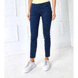Gemre Black fabric trousers with Sylvain belt | shoptok.hr