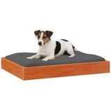  Krevet za psa Vosak smeđa 72 x 54 x 9 cm Čvrsto borovo drvo | shoptok.hr