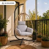  Viseća stolica - bež | shoptok.hr