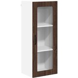 vidaXL Stenska kuhinjska omarica s polico Rjav hrast 40 x 31 x 100 cm | Shoptok.si