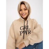 ex moda Sweatshirt-EM-BL-651/3.39X-beige | Shoptok.si