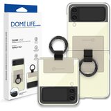 Whitestone PROZIRNA MASKA SA PRSTENOM ZA SAMSUNG GALAXY Z FLIP 4 - BEIGE | shoptok.hr