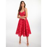 Edoti MARILYN midi dress with flowers DL | Shoptok.si
